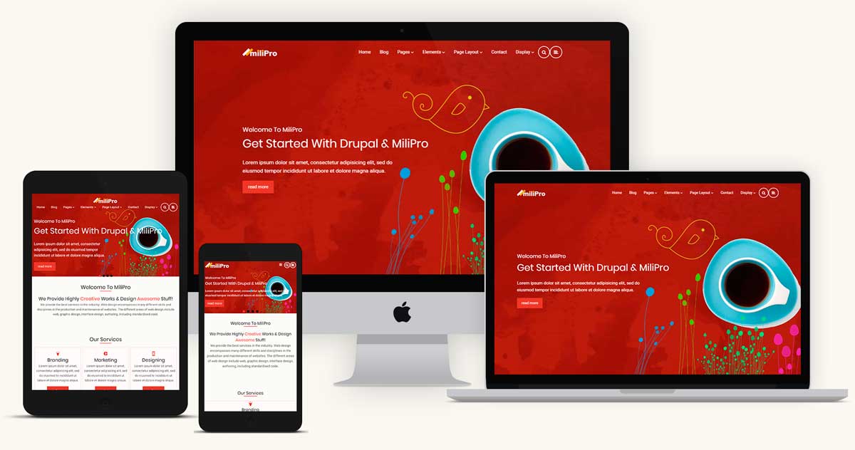 milipro drupal theme